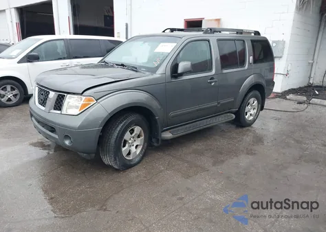2007 Nissan Pathfinder Se from USA, damaged, VIN 5N1AR18U77C606150